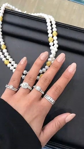 Our white gold diamond rings available in many designs 💍 #rbdiamondjewellers #rbdiamondaustralia #jewellery #ring #diamondring #diamondrings #sydney #rbdiamondsydney #rbdiamondparramatta #pearl #fyp #availableonline #orderonline #deliveryalloveraustralia #reels | RB Diamond Jewellers, Sydney