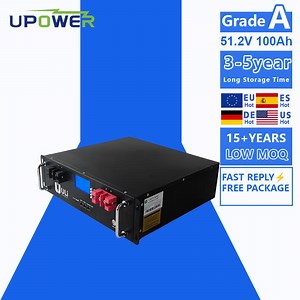 [Hot Item] Ulipower 51.2V Battery Rack Mounted LiFePO4 100ah Hybrid Solar Energy System