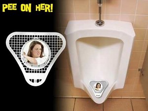Pee on People with a Customizable Urinal Cake!