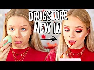 FULL FACE NEW DRUGSTORE MAKEUP!! | sophdoesnails AD