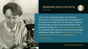 In 1970, Barbara McClintock became the first woman to win the National Medal of Science. She was also the first American woman to win an unshared Nobel Prize and the third female #NASmember. Read about her pioneering career in #cytogenics: http://ow.ly/HT2550Nngty #WomensHistoryMonth | National Academy of Sciences