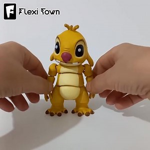 6.7K views · 26 reactions |  Flexi Reuben, Lilo & Stitch, Articulated fidget figure, 3mf included • STL and 3MF files ➡️ Download 3D print model: https://cults3d.com/:3158722  Designed by FlexiTown | Cults. | Facebook
