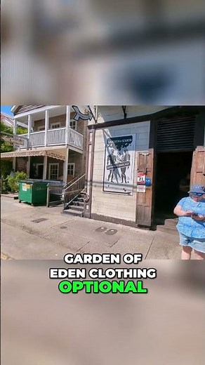 Is It True? Garden of Eden Clothing Optional Bar in Key West! #shorts #cruise #msccruises