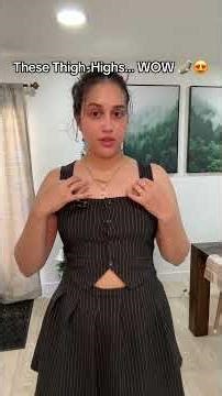 These thigh-highs hit DIFFERENT 🧦😍 | Try-on haul #FashionHaul #TryOn #fashionfinds