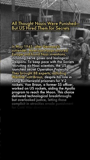 🚀 Nazis Who Built US Rockets After WWII—Shocking Pact ⚖️