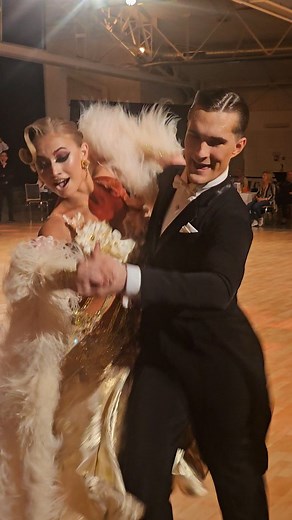 🇦🇹Simon & Karolina🇦🇹 ✨️Final Quickstep Solo | Austrian 10-Dance Championships – Adult✨️ 4th Place Overall ✨️Fast feet, sharp lines, unstoppable drive. This Quickstep lit up the final – elegant, electric, unforgettable. Proud of their fight, their focus, their finish. Top 4 in Austria. That’s no small step💯 #wdsf #WDSFDancesport #dancelandvienna #dancesport #бальныетанцы #танцы #dancers #dancelife #couple #quickstep #dresses #Ballroom #BallroomDancers #BallroomPassion #couple | Danceland
