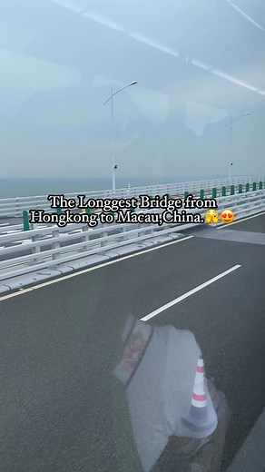 The Longgest Bridge from Hongkong to Macau,China.🫣😍 #follower #followerseveryone #fbreelsfypシ゚ @highlight | Mark Leo Benigay