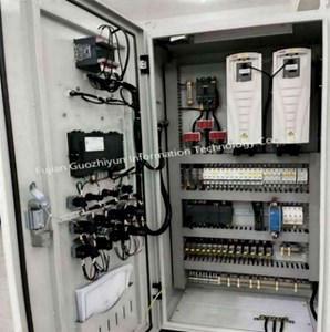 [Hot Item] 75kw IP54 Fan Water Pump VFD Control Box with Siemens PLC Program Control Panel