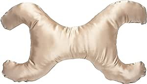 Save My Face!" La Petite Pillow (Satin Champagne Color)
