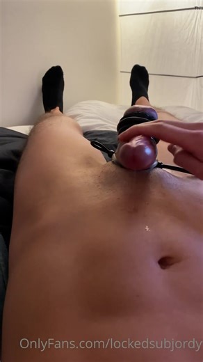 Hot guy with tightened balls cums a lot