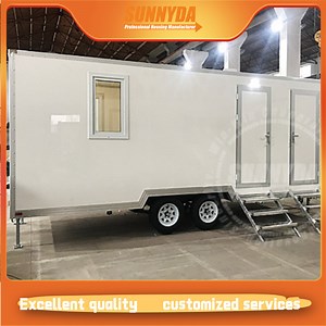 [Hot Item] Luxury Mobile Prefab Prefabricated EPS Panel Container House Office/Home/House/Shop Trailers for Sale