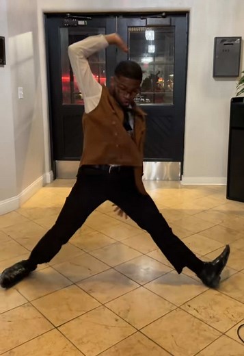 James Brown Double Split Dance Moves Revealed
