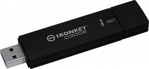 IronKey D300S 4GB beveiligde USB-stick – wachtwoordbeveiliging - zwart metaal | bol