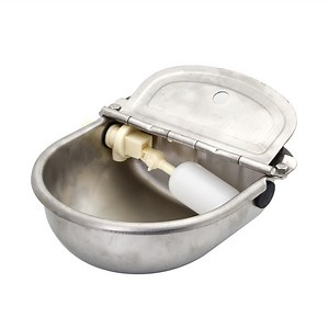 [Hot Item] 304 Stainless Steel Water Bowl with Float Valve Adjustable Water Level