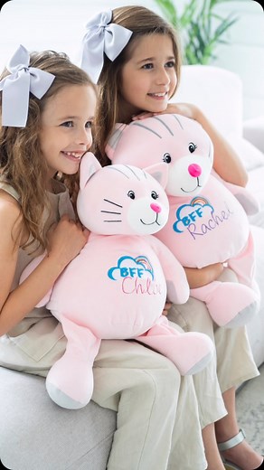 Can you blame them? What would you put on yours? #EmbroiderBuddy #CatSquishyBuddy #PersonalizedFun #KidApproved #embroidery #embroideryart #embroiderersofinstagram | Embroider Buddy