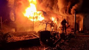 Overnight fire destroys Colfax home