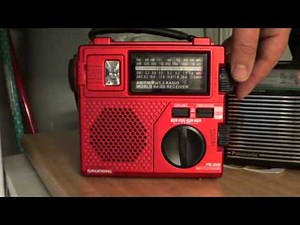 Radio Slovakia on Grundig FR 200 Hand Crank shortwave radio