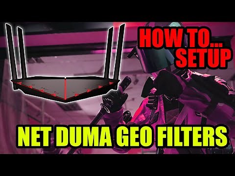 how to setup net duma geo filters call of duty