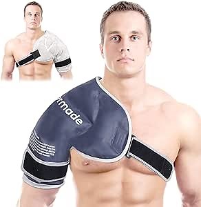Shoulder Ice Pack Rotator Cuff Cold Therapy, Reusable Ice Pack Wrap Shoulder Cold Pack