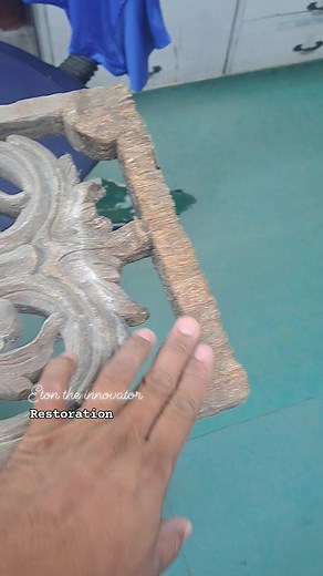 Restoration of a large carved wood wall panel with floral designs. #restoration #woodworking #carving | Eton the innovator