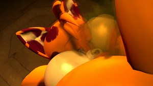 Rouge farting on tails