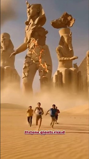 Terrifying Statues Come Alive in Egypt 😱 | Ultra-Realistic 3D Cinematic #Egypt #Statues #3DAnimation