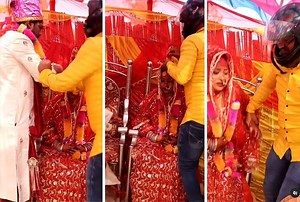 Dulha Dulhan Ka Video: दूल्हे से पहले दुल्हन की मांग भर गया प्रेमी, नजारा देख मेहमान तक हिल गए- देखें वीडियो