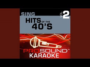 That Old Black Magic (Karaoke Instrumental Track) (In the Style of Glen Miller)