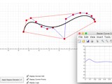 Bezier Curve with draggable control points