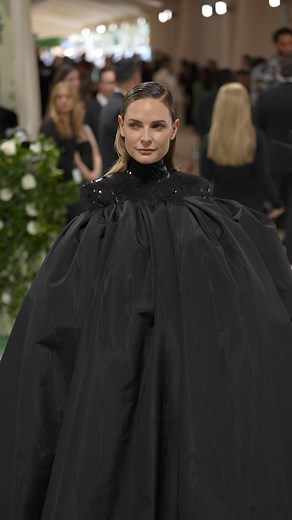 #RebeccaFerguson dress reveal. 😍 She wears #ThomBrowne at the #MetGala. (🎥: Getty) #metgala2024 | E! Insider