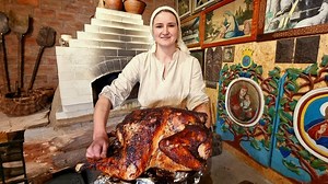 1K views · 45 reactions | Woman life in the mountain baking tasty turkey food. | Country Food | Facebook