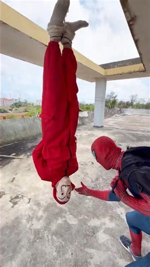 Spider-Man vs Money Heist! Ep.48 (Parkour Live Action) #mrbirdpk #spiderman #parkour #moneyheist