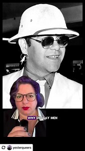 571 reactions · 37 shares | @yesterqueers Why did gay mean wear a single earring? And which ear is "the gay ear" anyway? #queerhistory #gayhistory #PrideMonth | Pittsburgh Lesbian Correspondents | Facebook