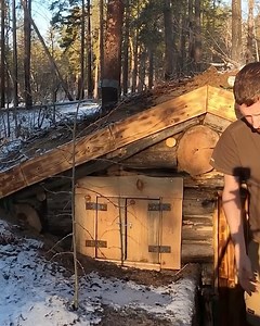 1.1K views · 85 reactions | #houseunderground #cache #bunker Not so long ago I finished the construction of a secret room and in it I decided to make a refrigerator or a cache. But since I came very late, on the first day I rested, cleaned the area around the dugout and drank hot tea looking at the beauty of the nature around me... | Alex Wild | Facebook