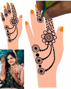 Floral Flower Henna Art | Mehndi Design Art #mehndi #hennaart #mehndiart # | A2Z Mehndi Art