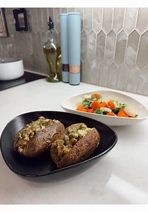 Easy twice baked potatoes recipe for weeknight dinner ready in minutes