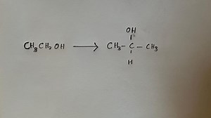 Convert ethanol (CH3CH2OH) into isopropanol (CH3-CHOH-CH3). Wri... | Filo