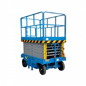 [Hot Item] 200kg Track Mobile Platform Work Tracked Self Propelled Truck Telescopic Crawler Scissor Lift
