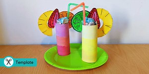 Lemonade Cups | Summer Crafts