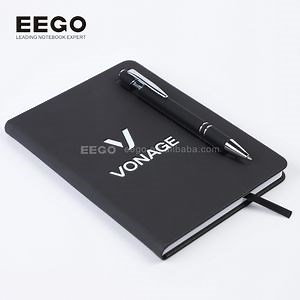 [Hot Item] Magnetic Custom Notebook Printing White Logo PU Branded Notebooks with Pen