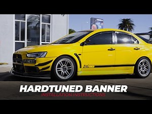 How to install a vinyl window banner!