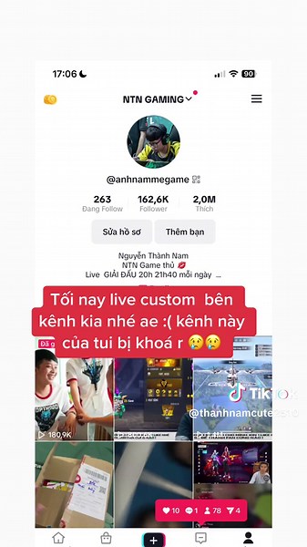 Hãy tham gia live custom Free Fire tối nay trên NTN Gaming