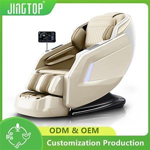 [Hot Item] Jingtop Professional 3D 4D Cheap Price Touch Screen Remote Control Bluetooth Speaker Massage Recliner with Foot Massager