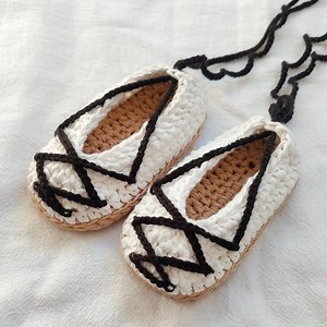 Baby Espadrilles, Party Espadrilles, Espadrilles for Regional Costumes, Crochet Booties, Crochet Booties, Baby Booties - Etsy Canada