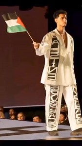 59 reactions · 10 comments | Australian fashion designer Lewis Beilharz made a bold statement by raising the Palestinian flag through a model during his show at New York Fashion Week. | Women For Palestine | Facebook