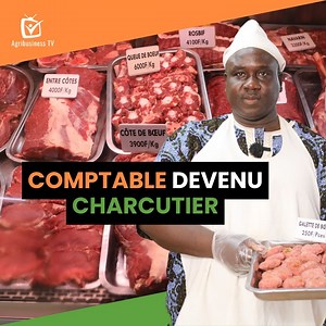 Flavien KABORÉ a découvert sa passion pour la #charcuterie par hasard 🥩. Découvrez son histoire ! ➡️ https://youtu.be/qn2z1ZM4v0U #AgribusinessTV #BurkinaFaso | Agribusiness TV