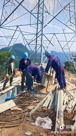 Transmission Tower erection