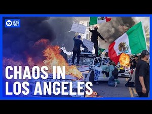 Chaos Engulfs LA As Rioters Clash With National Guard | 10 News First