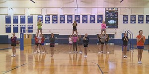 Off-ground cheerleading stunts allowed at the high school level