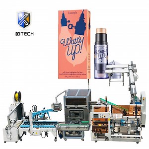 [Hot Item] Kitech Easy Operation Filling Lotion in Boxes Luxury Bottle in Paper Box Packing Machine